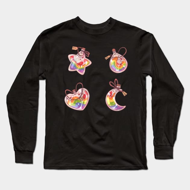 Gay potions sticker set Long Sleeve T-Shirt by Itsacuteart